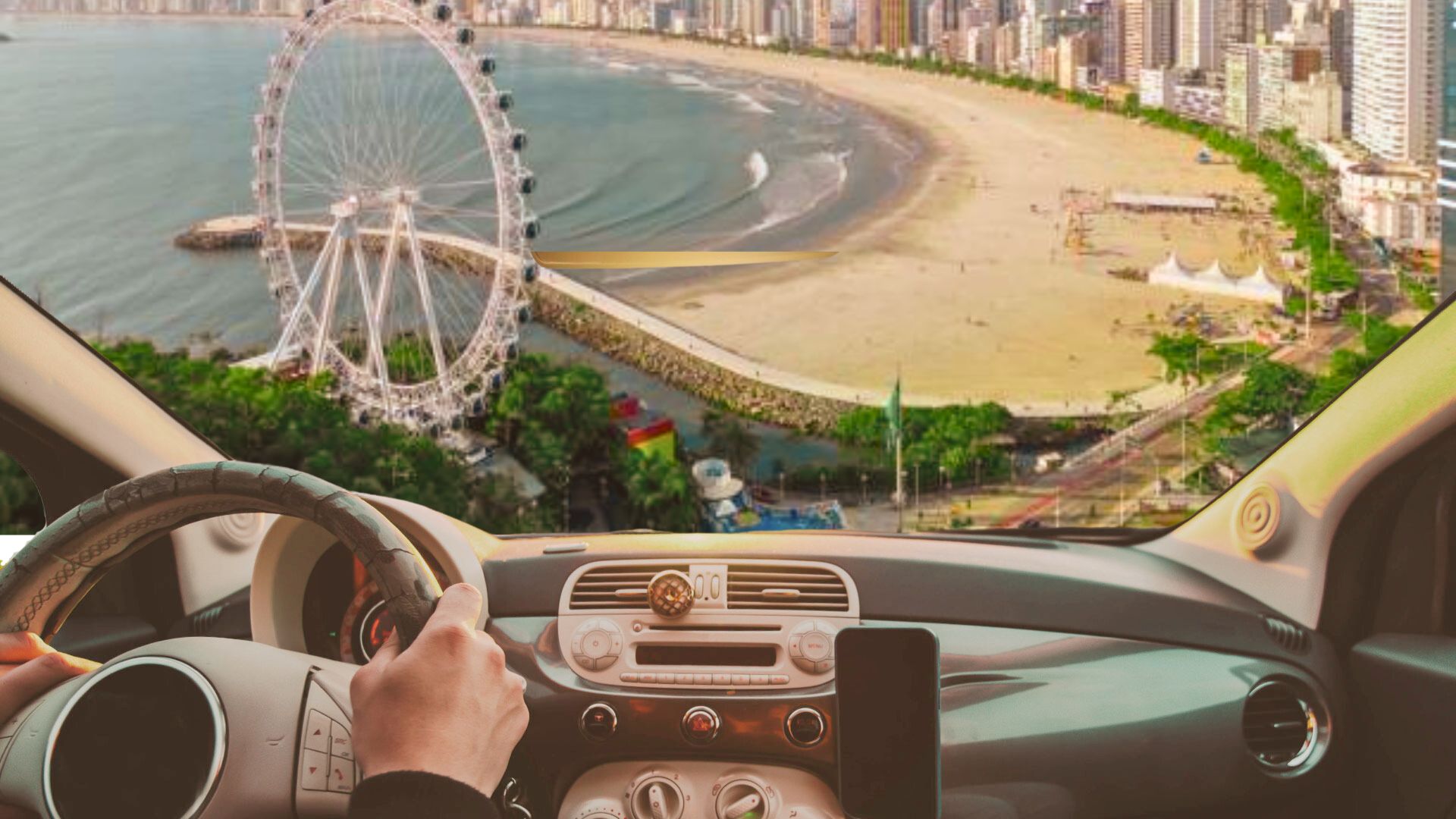 como ir de Florianópolis para balneário Camboriú